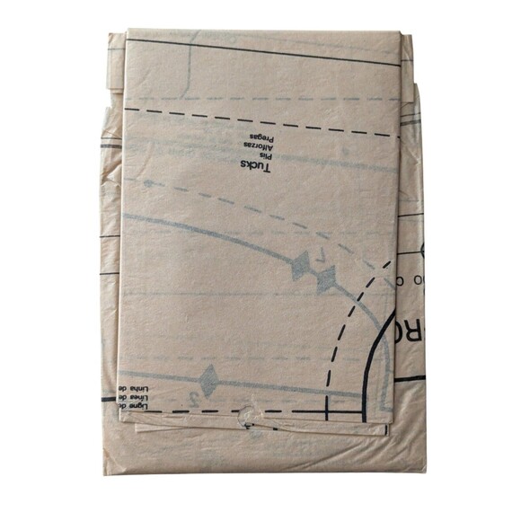 Vintage Sewing Pattern McCalls Women Dress #8772 Size 12 Uncut 80s Style Belt - Picture 4 of 6